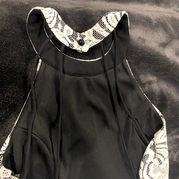 BEAUTIFUL BOUBOU  Party Dress EMBROIDERED FABRIC MIXING WHITE AND BLACK COLORS - Picture 3 of 11